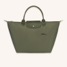 Longchamp –  Sac porté main Le Pliage green M